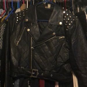Forever 21 studded Moto jacket